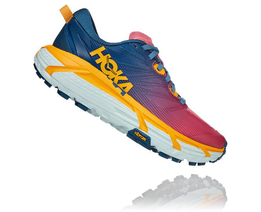 Hoka One One Trailsko Dame - Mafate Speed 3 - Blå - 368740OPI